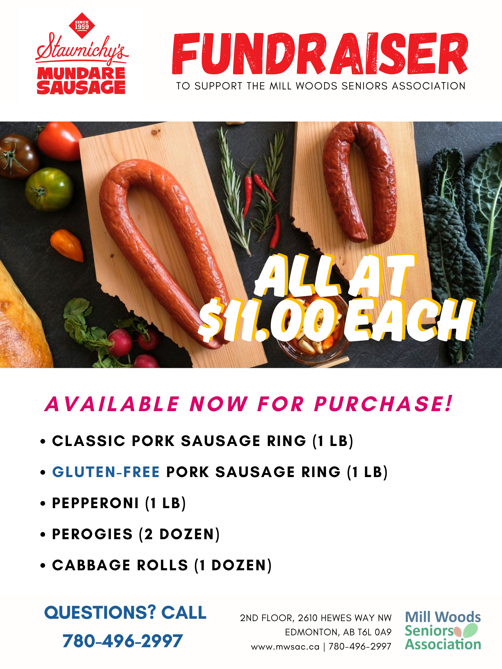 mundare sausage fundraiser fall 2025